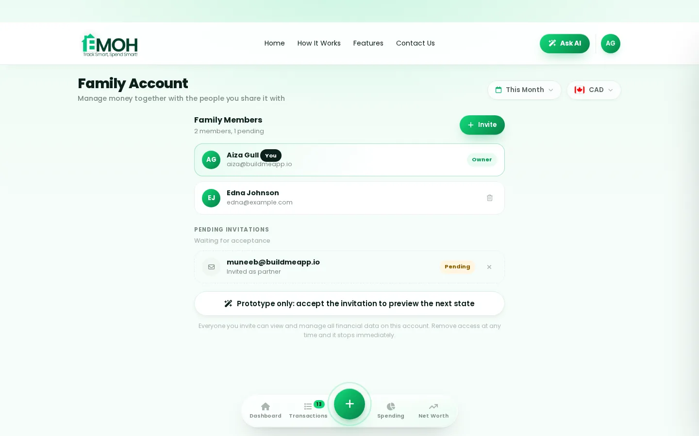 EMOH Pay app