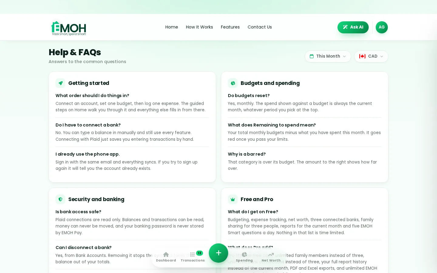 EMOH Pay web app: Editorial Guidelines