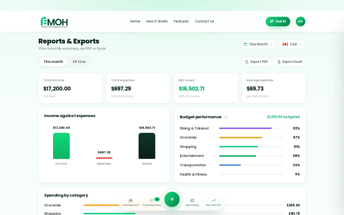 EMOH Pay web app: CPP Retirement Calculator