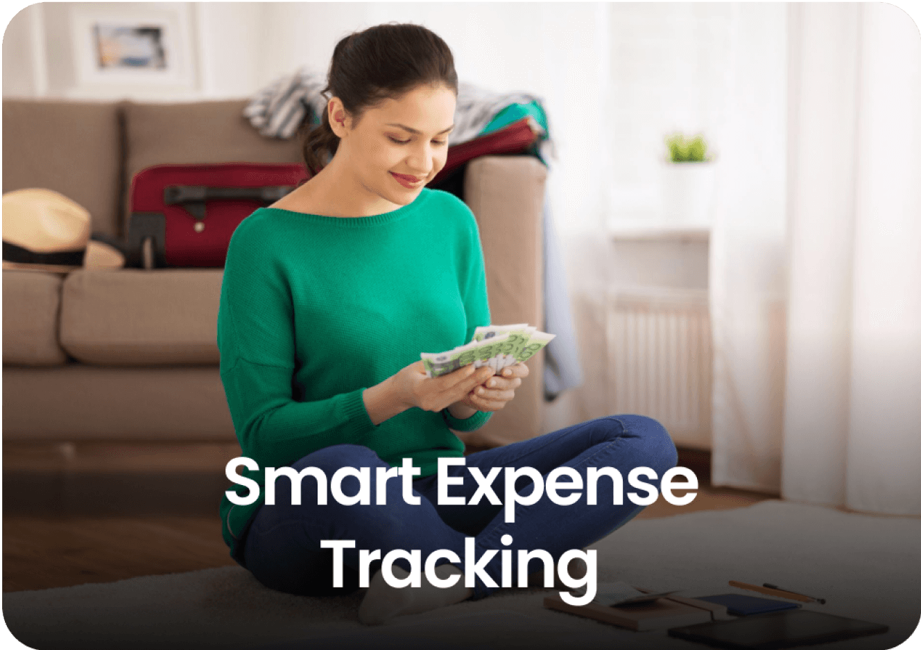 Smart expense tracking with EMOH Pay — logging cash spending at home